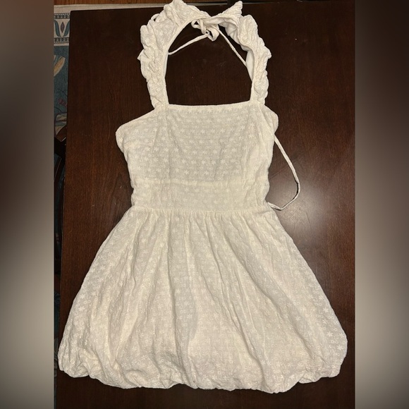 Altar'd State Dresses & Skirts - Altar'd State White Ruffled Mini Dress